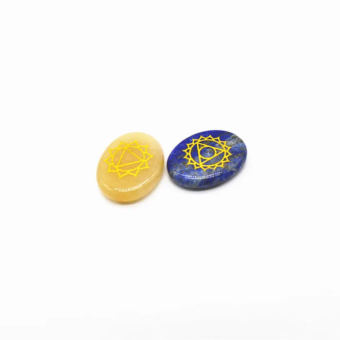 Earrings Seven Chakra Stones Set Metamorphidi