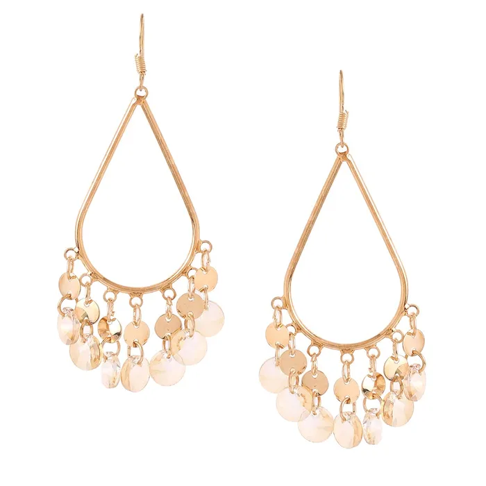 Earrings Yellow Chimes Yellow Chimes Danglers Earrings for Women Golden Crystal Long Danglers Gold Plated Chandbali Earrings for Women and Girls Earrings Yellow Chimes Yellow Chimes Danglers Earrings for Women Golden Crystal Long Danglers Gold Plated Chandbali Earrings for Women and Girls