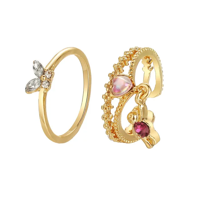Earrings Yellow Chimes Yellow Chimes Ring For Women Stunning Gold Plated Multilayered Charm Attached EyeCatchingRings For Women and Girls Earrings Yellow Chimes Yellow Chimes Ring For Women Stunning Gold Plated Multilayered Charm Attached EyeCatchingRings For Women and Girls