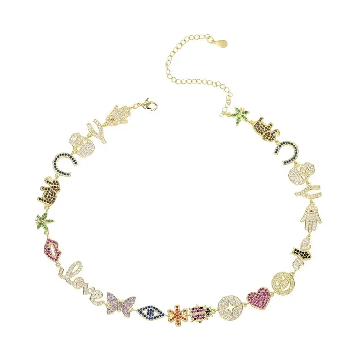Fashstyle store Necklaces Charm Linked Necklace Fashstyle store Necklaces Charm Linked Necklace