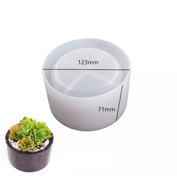 Flower Pot Multiple Shape Silicone Mould For Jesmonite Art Resinarthub Earrings