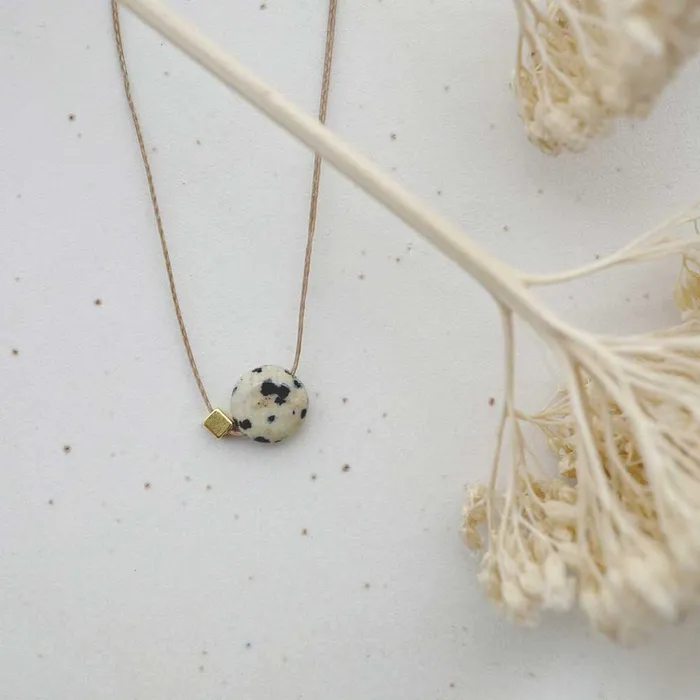 Frulein Tapir Earrings Alma Dalmatiner Jaspis Halskette Frulein Tapir