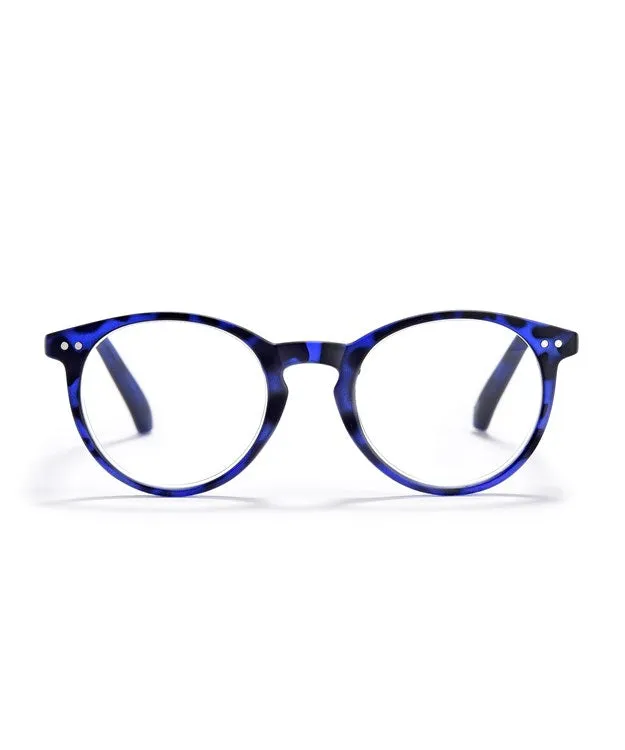 GiftCraft Rings Reader Glasses Round Frame Navy 200 GiftCraft Rings Reader Glasses Round Frame Navy 200
