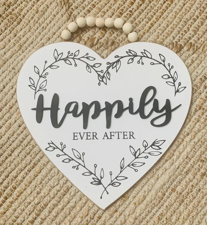 Happily Ever After Heart Sign Candlewick Gift Shop Necklaces