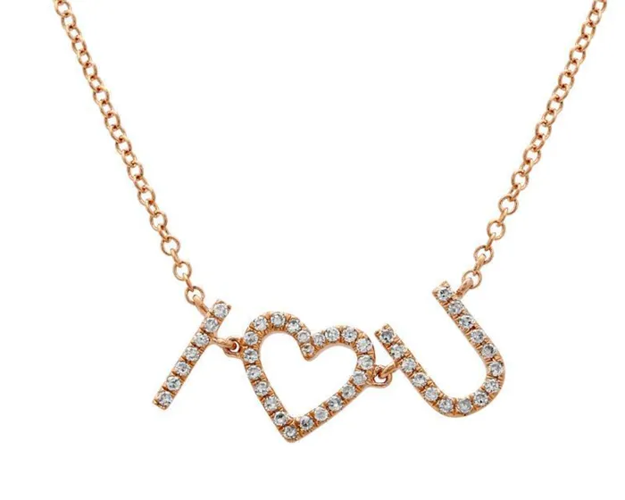 I Love You Necklace Alev Necklaces