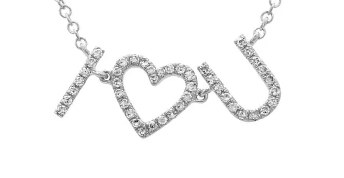 I Love You Necklace Alev Necklaces