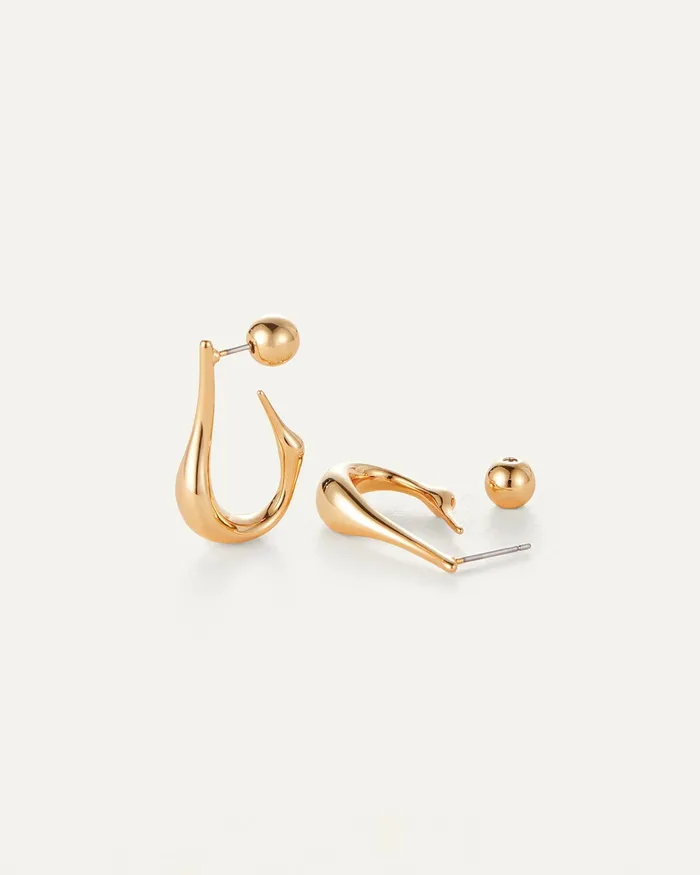 Jenny Bird Earrings Colette Hoop Earrings Small