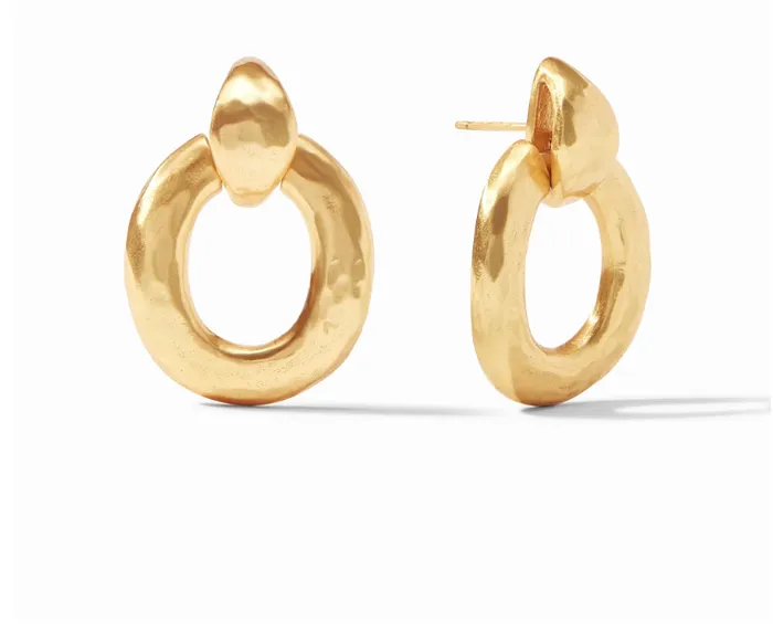 Julie Vos Earrings Palermo Doorknocker Earring