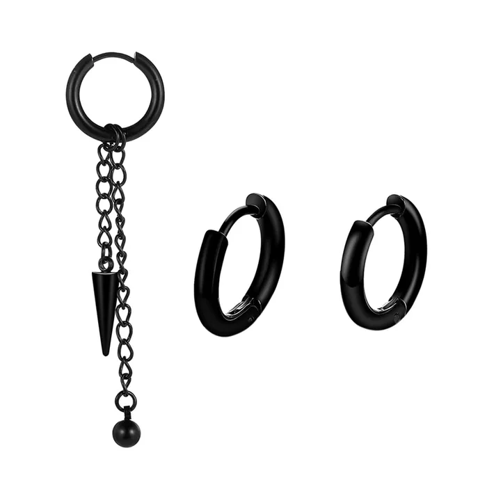 Kairangi Earrings for Men and Boys 3 Pcs Stainless Steel Dangler Huggie Hoop Earrings for Men Accessoriess Jewellery for Men Birthday Gift for Men and Boys Anniversary Gift for Husband Kairangi Bracelets Kairangi Earrings for Men and Boys 3 Pcs Stainless Steel Dangler Huggie Hoop Earrings for Men Accessoriess Jewellery for Men Birthday Gift for Men and Boys Anniversary Gift for Husband Kairangi Bracelets