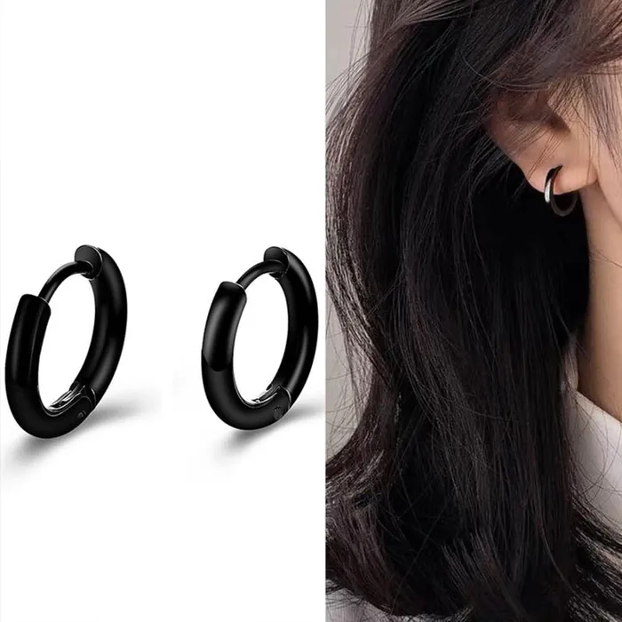 Kairangi Earrings for Men and Boys 3 Pcs Stainless Steel Dangler Huggie Hoop Earrings for Men Accessoriess Jewellery for Men Birthday Gift for Men and Boys Anniversary Gift for Husband Kairangi Bracelets