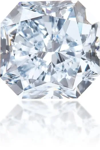 Langerman Diamonds Earrings Natural Blue Diamond Square 041 ct Polished