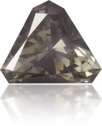 Langerman Diamonds Earrings Natural Gray Diamond Triangle 040 ct Polished