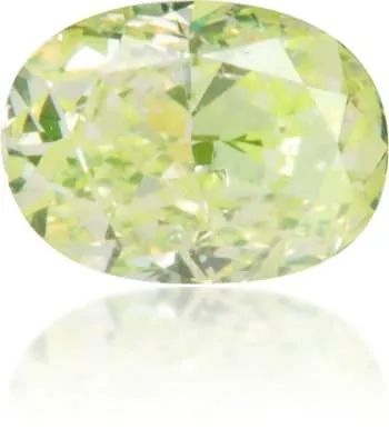 Langerman Diamonds Earrings Natural Green Diamond Oval 025 ct Polished