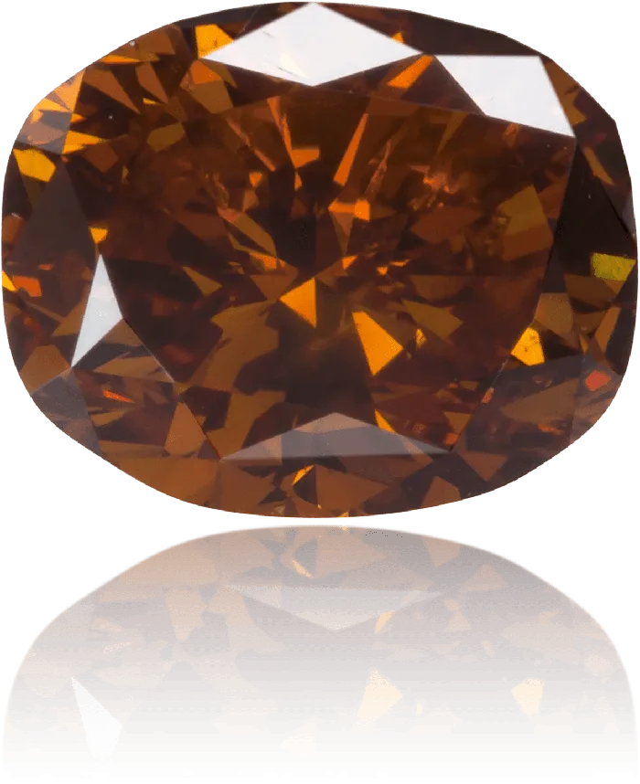 Langerman Diamonds Earrings Natural Orange Diamond Cushion 120 ct Polished Langerman Diamonds Earrings Natural Orange Diamond Cushion 120 ct Polished