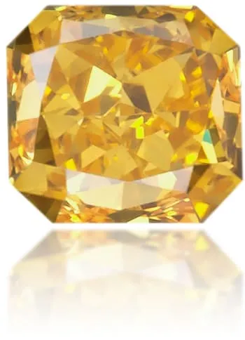 Langerman Diamonds Earrings Natural Orange Diamond Rectangle 018 ct Polished Langerman Diamonds Earrings Natural Orange Diamond Rectangle 018 ct Polished