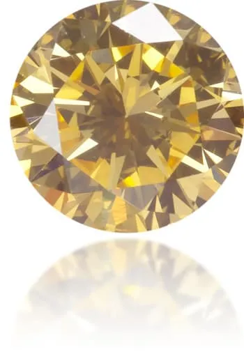 Langerman Diamonds Earrings Natural Orange Diamond Round 031 ct Polished Langerman Diamonds Earrings Natural Orange Diamond Round 031 ct Polished