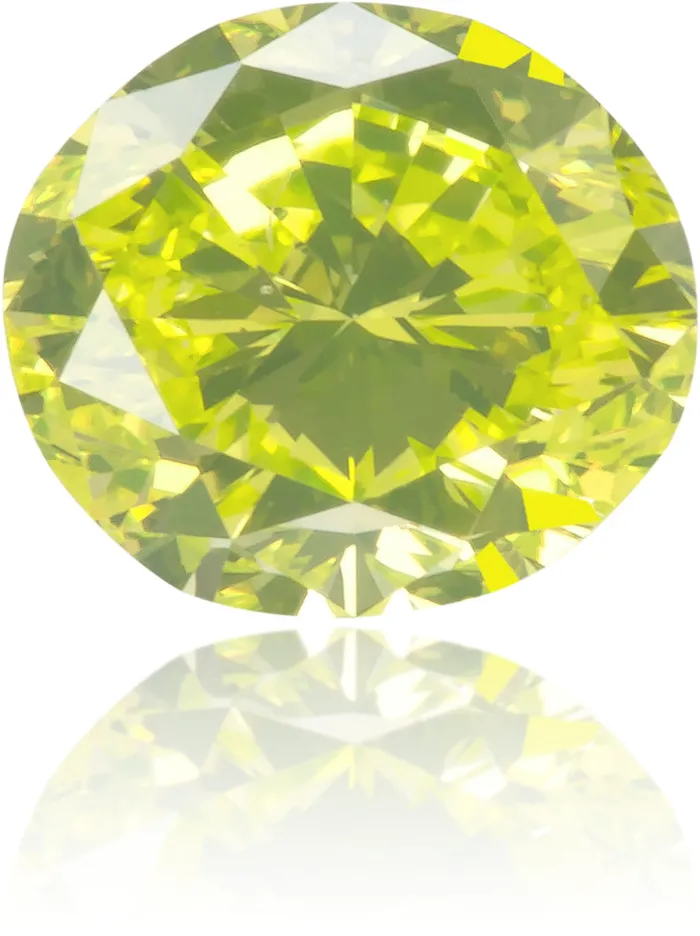 Langerman Diamonds Earrings Natural Yellow Diamond Oval 051 ct Polished