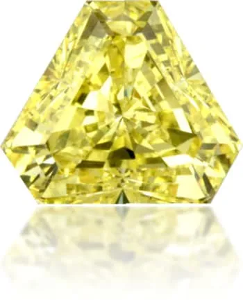 Langerman Diamonds Earrings Natural Yellow Diamond Triangle 135 ct Polished Langerman Diamonds Earrings Natural Yellow Diamond Triangle 135 ct Polished