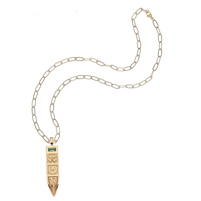 Lucky Charm Sun Ray Pendant Jane Win Necklaces