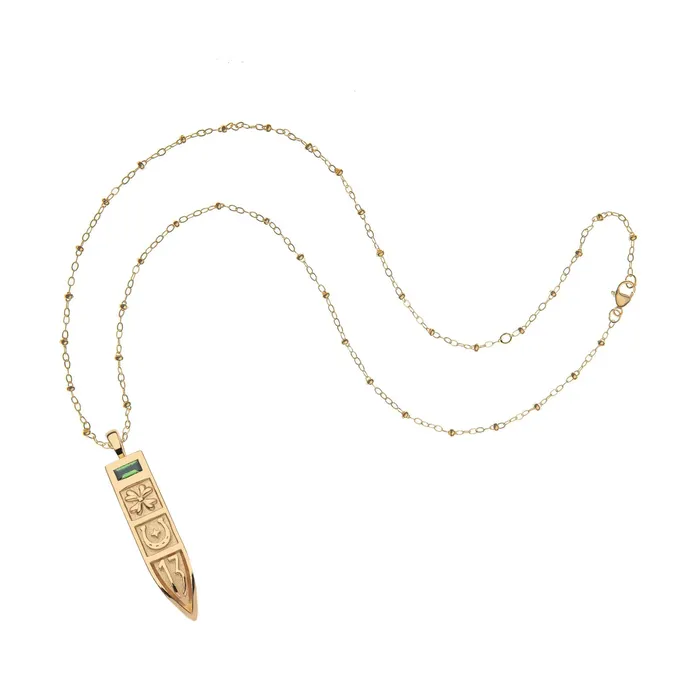 Lucky Charm Sun Ray Pendant Jane Win Necklaces