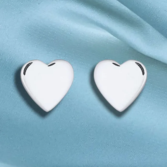 MadameLili Earrings Mini Herz Ohrstecker Silber MadameLili