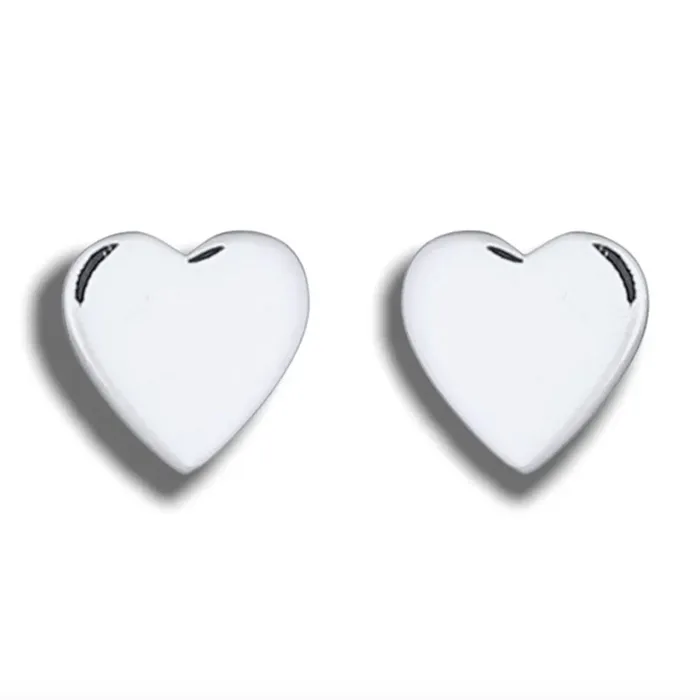 MadameLili Earrings Mini Herz Ohrstecker Silber MadameLili