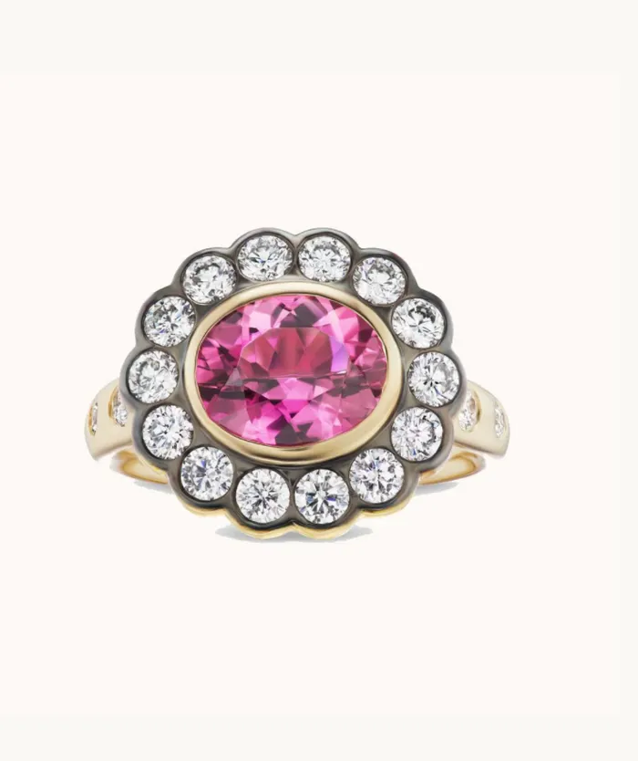 Marlo Laz Rings Alexandra Ring Pink Sapphire