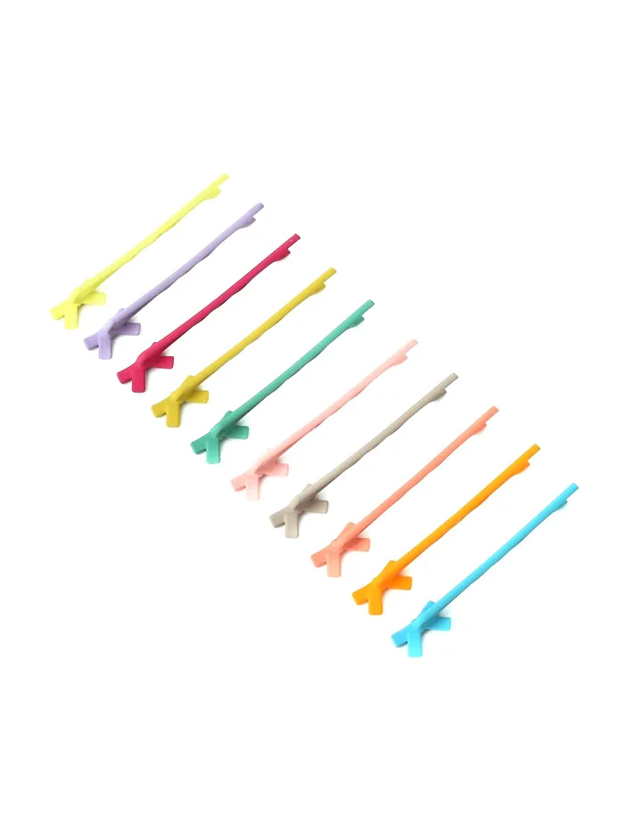 Melbees by Yellow Chimes Hair Pins for Girls Kids Hair Accessories for Girls Hair Pin 10 Pcs Bow Bobby Pins for Hair Multicolor Charm Hairpin Bobby Hair Pins for Girls Kids Teens Toddlers Yellow Chimes Necklaces