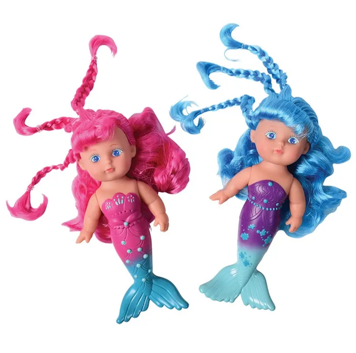 Mermaid Toy Bath Doll Assorted Zibbers Necklaces