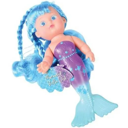 Mermaid Toy Bath Doll Assorted Zibbers Necklaces