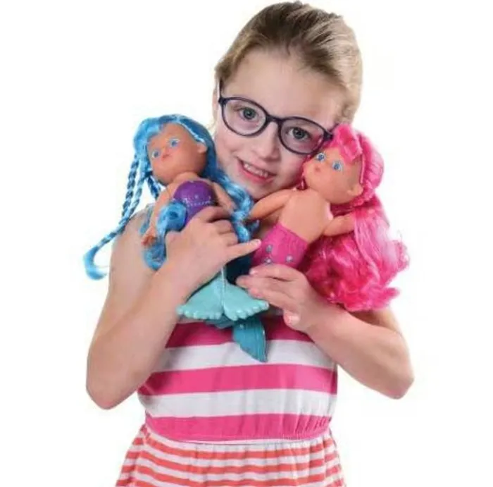 Mermaid Toy Bath Doll Assorted Zibbers Necklaces