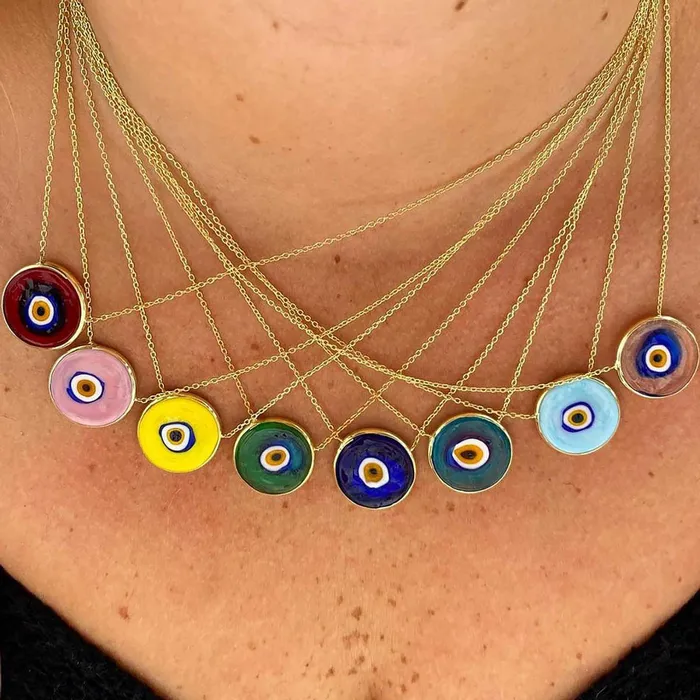Monarch Market Necklaces Antique Evil Eye Necklace