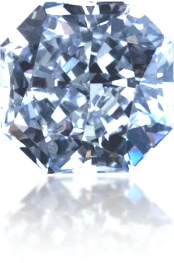 Natural Blue Diamond Square 034 ct Polished Langerman Diamonds Earrings