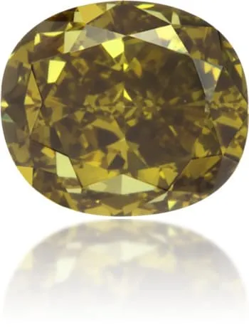 Natural Green Diamond Cushion 030 ct Polished Langerman Diamonds Earrings
