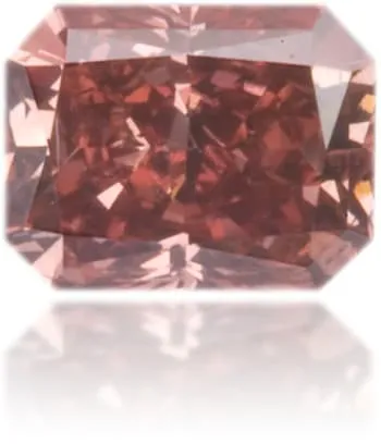 Natural Pink Diamond Rectangle 023 ct Polished Langerman Diamonds Earrings