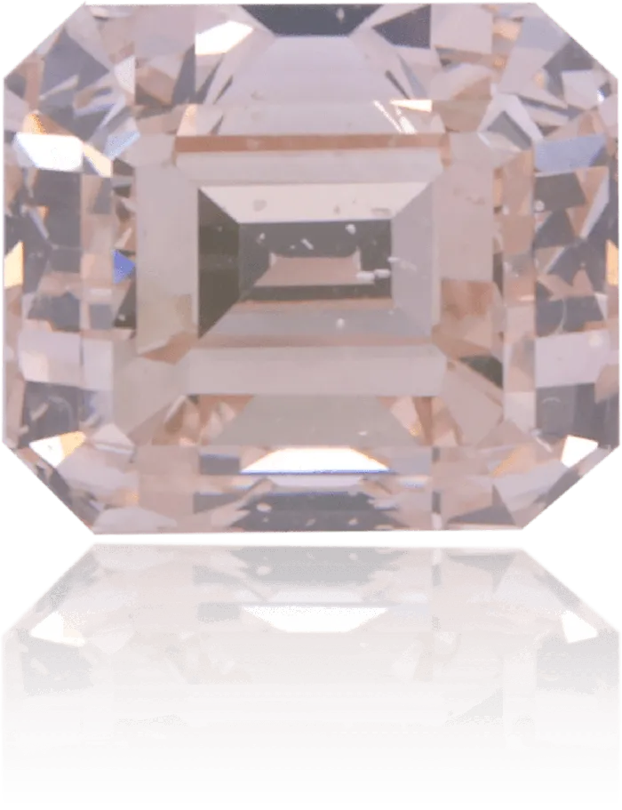 Natural Pink Diamond Rectangle 059 ct Polished Langerman Diamonds Earrings