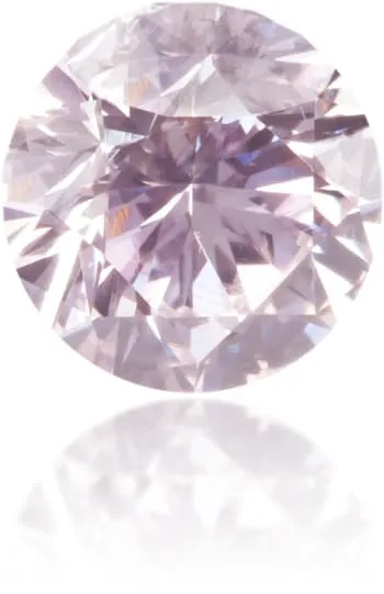 Natural Pink Diamond Round 032 ct Polished Langerman Diamonds Earrings