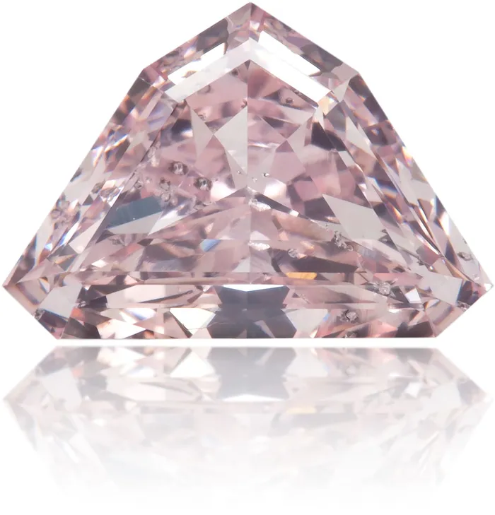 Natural Pink Diamond Shield 101 ct Polished Langerman Diamonds Earrings Natural Pink Diamond Shield 101 ct Polished Langerman Diamonds Earrings