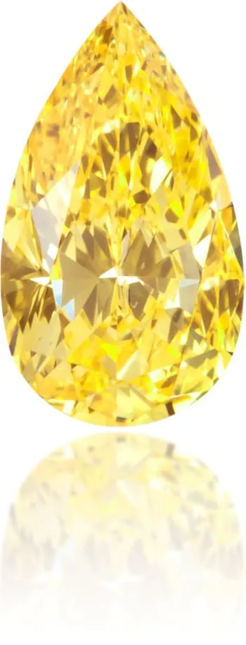 Natural Yellow Diamond Pear Shape 037 ct Polished Langerman Diamonds Earrings Natural Yellow Diamond Pear Shape 037 ct Polished Langerman Diamonds Earrings