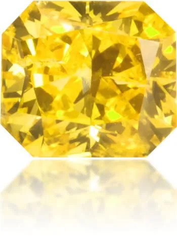Natural Yellow Diamond Rectangle 025 ct Polished Langerman Diamonds Earrings Natural Yellow Diamond Rectangle 025 ct Polished Langerman Diamonds Earrings