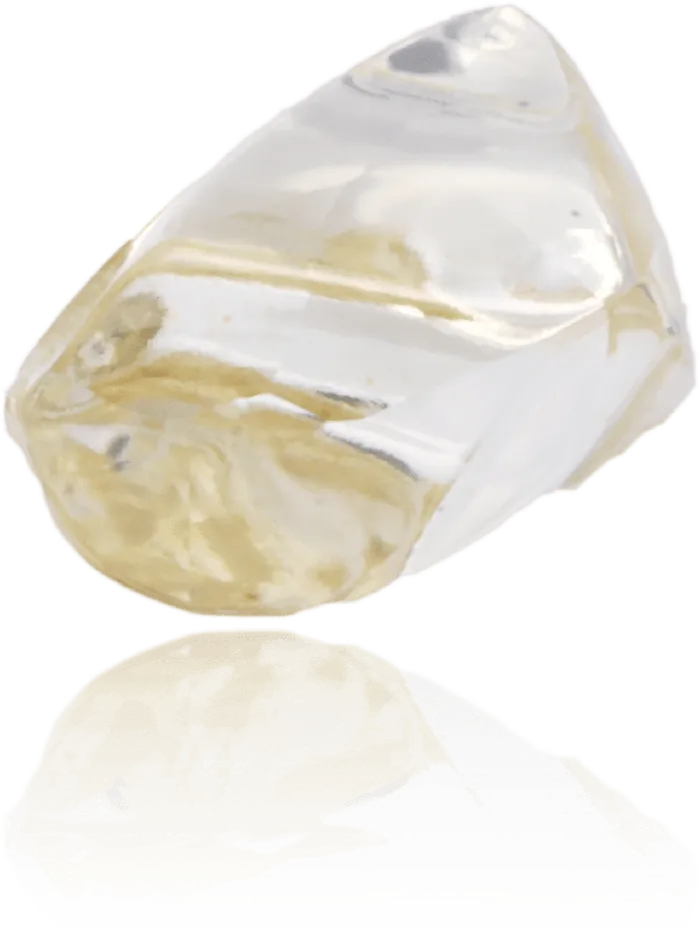 Natural Yellow Diamond Rough 086 ct Rough Langerman Diamonds Earrings