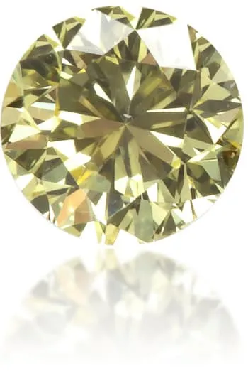 Natural Yellow Diamond Round 026 ct Polished Langerman Diamonds Earrings