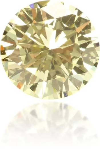 Natural Yellow Diamond Round 061 ct Polished Langerman Diamonds Earrings Natural Yellow Diamond Round 061 ct Polished Langerman Diamonds Earrings