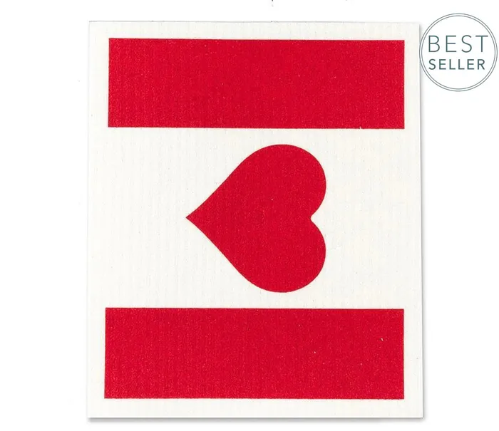 Necklaces Abbott Canada Flag Heart Dishcloths Necklaces Abbott Canada Flag Heart Dishcloths