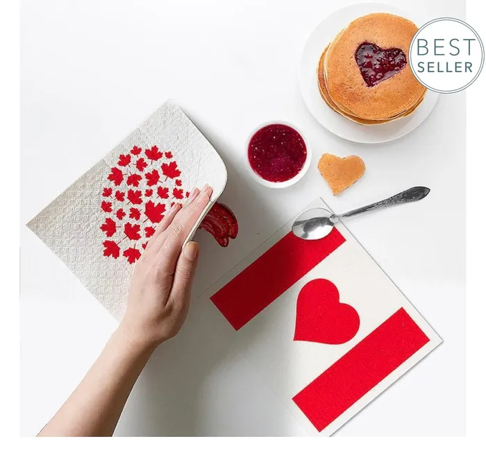 Necklaces Abbott Canada Flag Heart Dishcloths Necklaces Abbott Canada Flag Heart Dishcloths