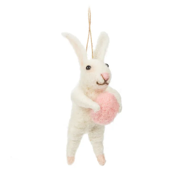 Necklaces Abbott Rabbit with Egg Ornament