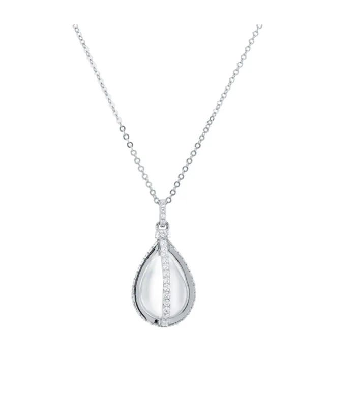 Necklaces Carbon Hyde Pearl Cage Necklace Necklaces Carbon Hyde Pearl Cage Necklace