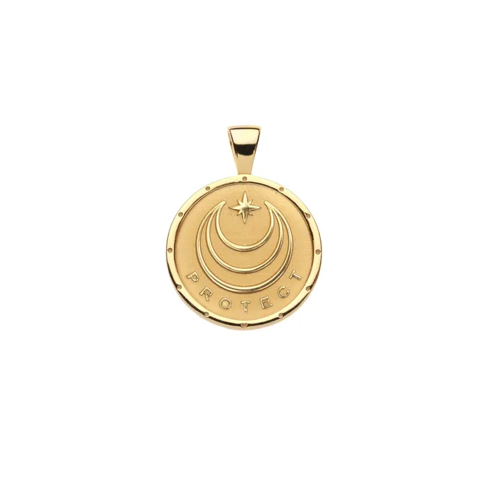 Necklaces Jane Win PROTECT Small Pendant Coin