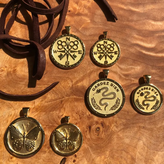 Necklaces Jane Win PROTECT Small Pendant Coin