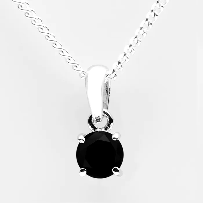 Necklaces Langerman Diamonds Black Diamond Pendant